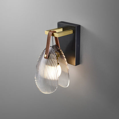 Hanging Shell Glass Plating 1 - Light Wall Sconce Lamp