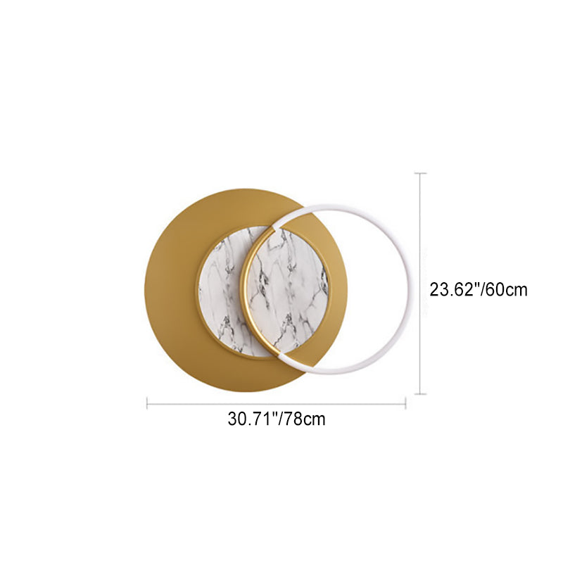 Simplicity Hardware Circle Splicing LED Wall Sconce Lamp