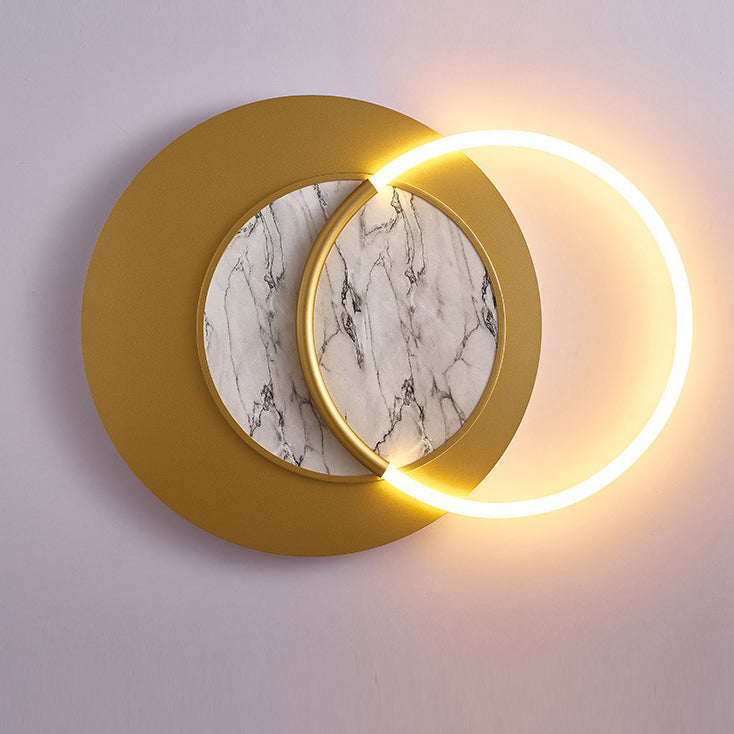 Simplicity Hardware Circle Splicing LED Wall Sconce Lamp