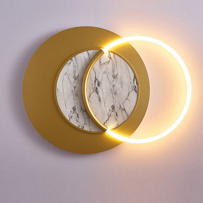 Simplicity Hardware Circle Splicing LED Wall Sconce Lamp
