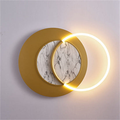 Simplicity Hardware Circle Splicing LED Wall Sconce Lamp