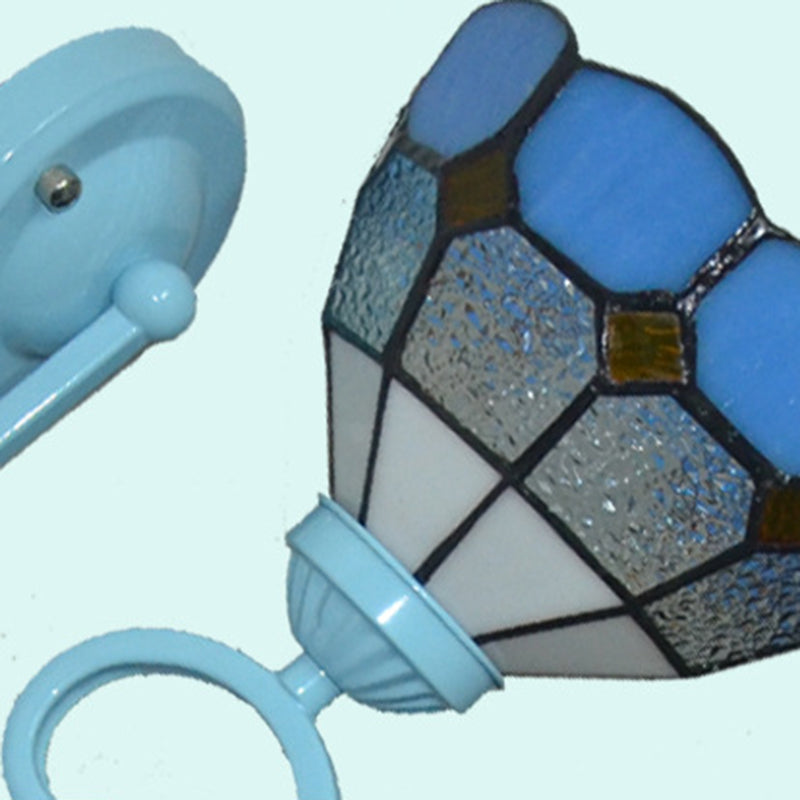Tiffany Telephone Tube Pattern 1 - Light Wall Sconce Lamp