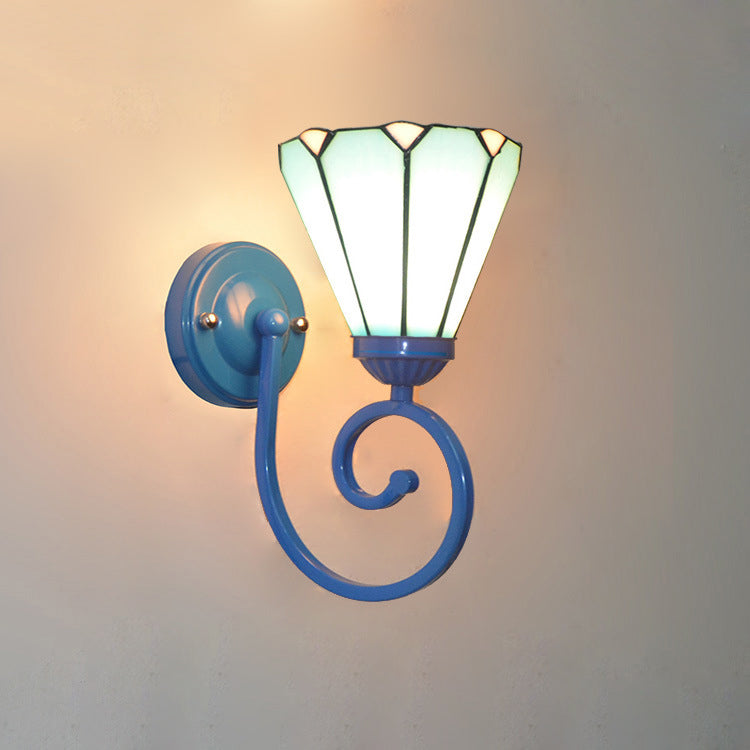 Tiffany Telephone Tube Pattern 1 - Light Wall Sconce Lamp