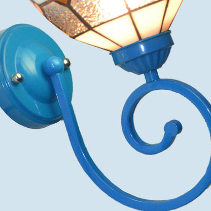 Tiffany Telephone Tube Pattern 1 - Light Wall Sconce Lamp