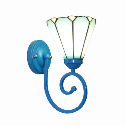 Tiffany Telephone Tube Pattern 1 - Light Wall Sconce Lamp
