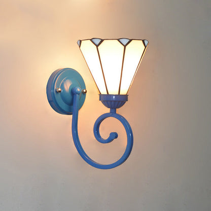 Tiffany Telephone Tube Pattern 1 - Light Wall Sconce Lamp