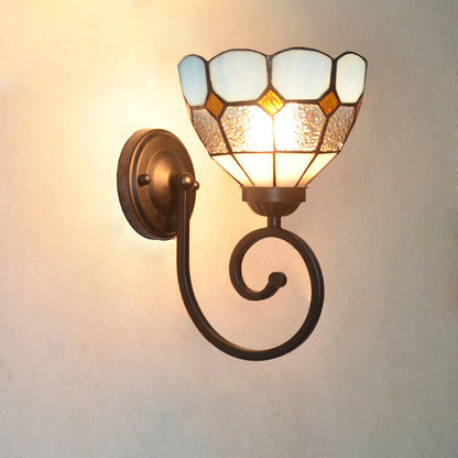 Tiffany Telephone Tube Pattern 1 - Light Wall Sconce Lamp