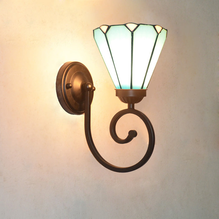 Tiffany Telephone Tube Pattern 1 - Light Wall Sconce Lamp