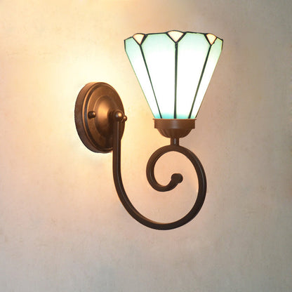 Tiffany Telephone Tube Pattern 1 - Light Wall Sconce Lamp