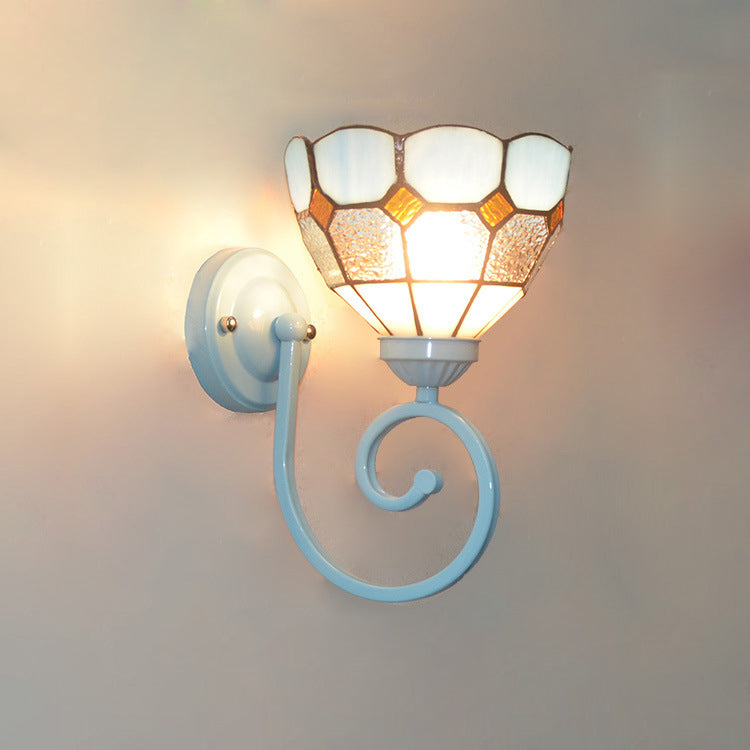 Tiffany Telephone Tube Pattern 1 - Light Wall Sconce Lamp