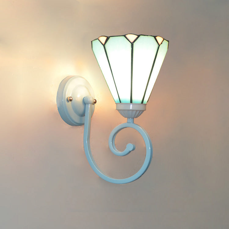 Tiffany Telephone Tube Pattern 1 - Light Wall Sconce Lamp