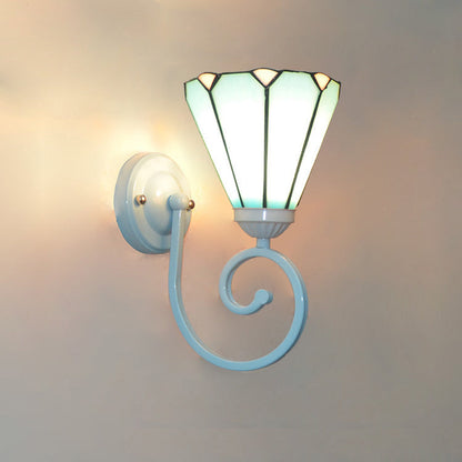 Tiffany Telephone Tube Pattern 1 - Light Wall Sconce Lamp