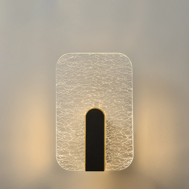 Rectangle Square Hardware Acrylic LED Wall Sconce Lamp
