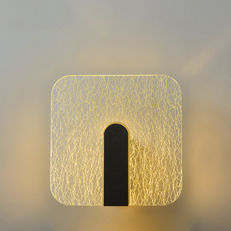 Rectangle Square Hardware Acrylic LED Wall Sconce Lamp