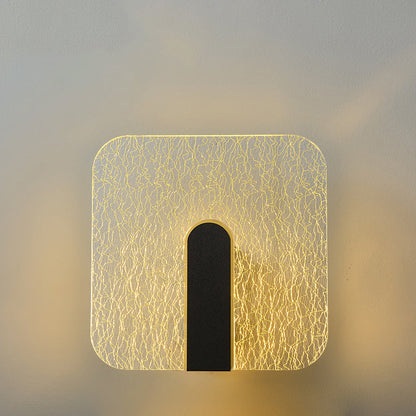 Rectangle Square Hardware Acrylic LED Wall Sconce Lamp