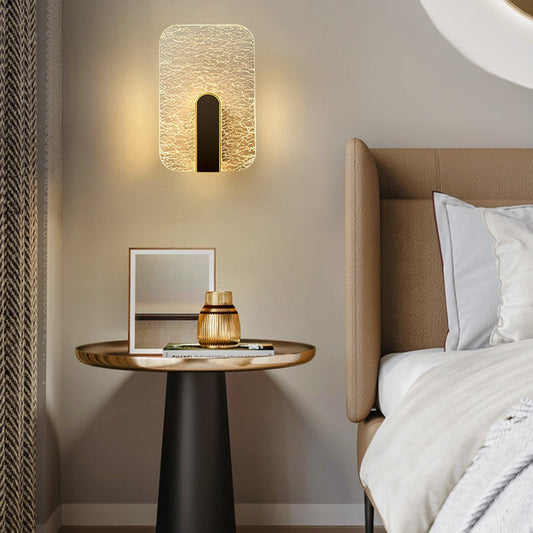 Rectangle Square Hardware Acrylic LED Wall Sconce Lamp