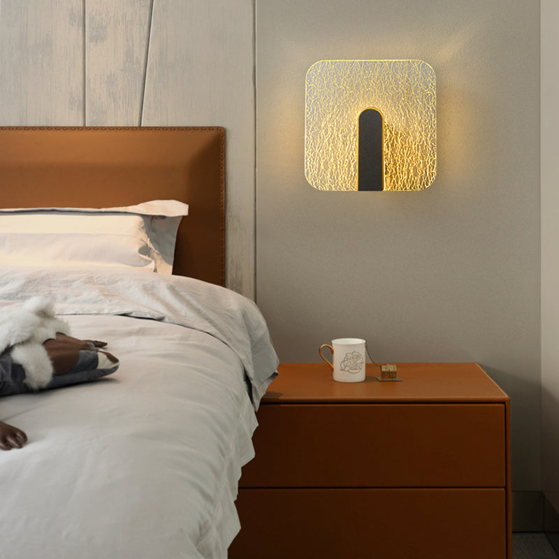 Rectangle Square Hardware Acrylic LED Wall Sconce Lamp
