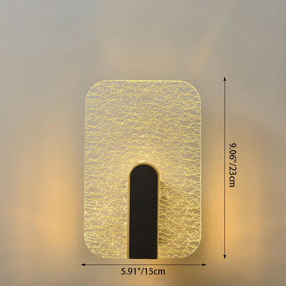 Rectangle Square Hardware Acrylic LED Wall Sconce Lamp