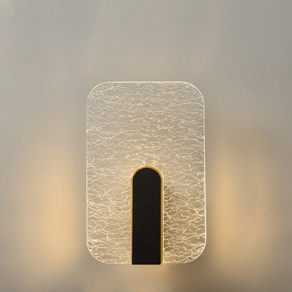 Rectangle Square Hardware Acrylic LED Wall Sconce Lamp