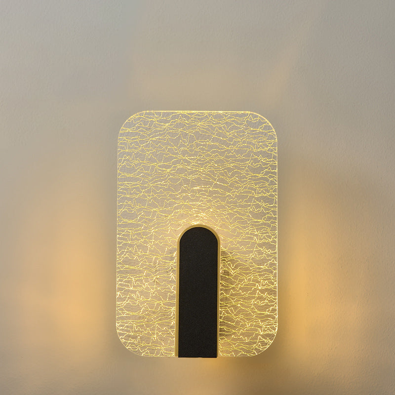 Rectangle Square Hardware Acrylic LED Wall Sconce Lamp
