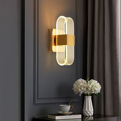 Modern Simplicity Rectangle Aluminum LED Wall Sconce Lamp