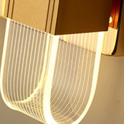 Modern Simplicity Rectangle Aluminum LED Wall Sconce Lamp