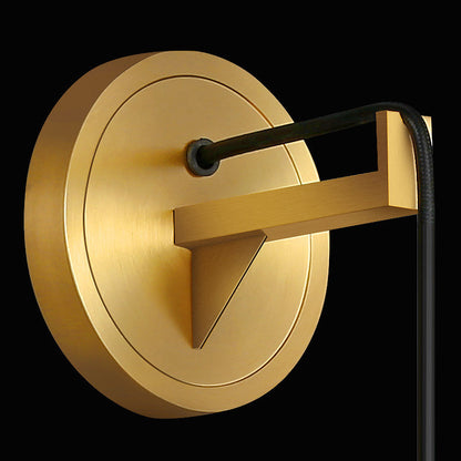 Chinese Copper Marble 1 - Light Wall Sconce Lamp