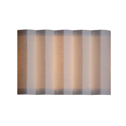 Modern Art Deco Rectangle Fabric LED Wall Sconce Lamp