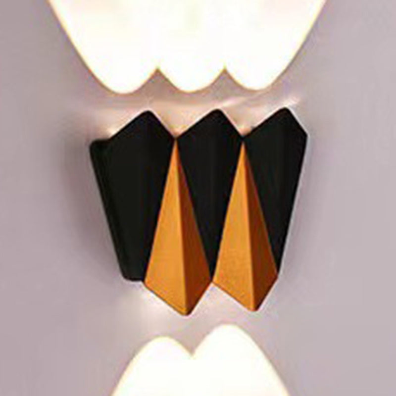 Simplicity Polygon Aluminum Waterproof LED Wall Sconce Lamp