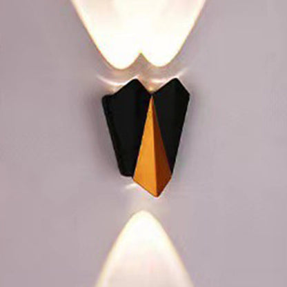 Simplicity Polygon Aluminum Waterproof LED Wall Sconce Lamp