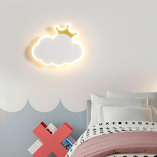 Modern Simplicity Clouds Acrylic Iron LED Wall Sconce Lamp