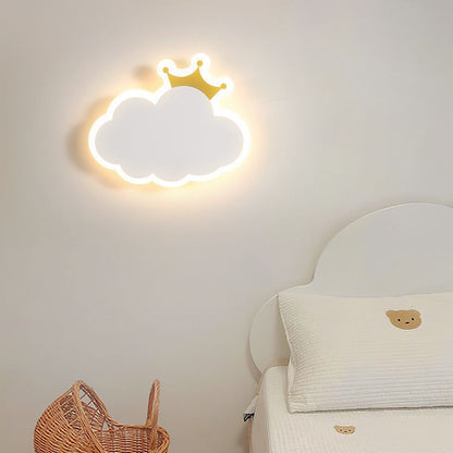 Modern Simplicity Clouds Acrylic Iron LED Wall Sconce Lamp