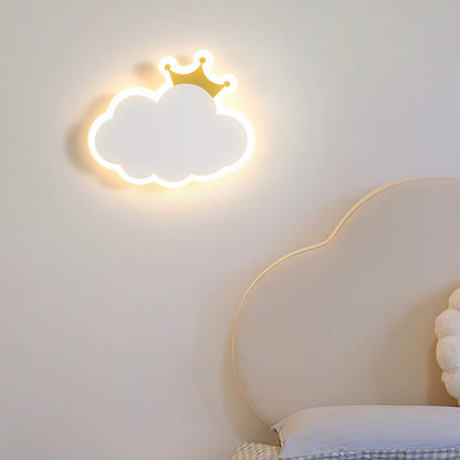 Modern Simplicity Clouds Acrylic Iron LED Wall Sconce Lamp