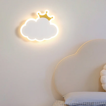 Modern Simplicity Clouds Acrylic Iron LED Wall Sconce Lamp