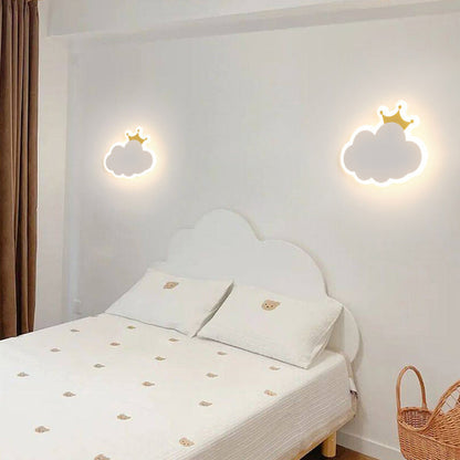 Modern Simplicity Clouds Acrylic Iron LED Wall Sconce Lamp