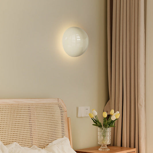 Round Bead Full Iron Lampshade LED Wall Sconce Lamp