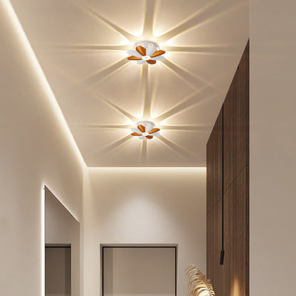 Simplicity Blossom Waterproof Aluminum LED Wall Sconce Lamp