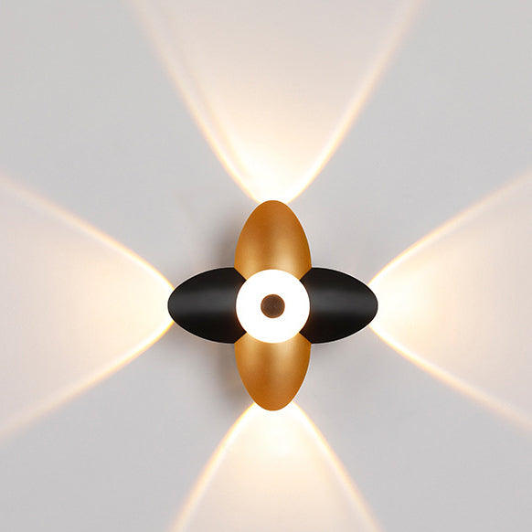 Simplicity Blossom Waterproof Aluminum LED Wall Sconce Lamp