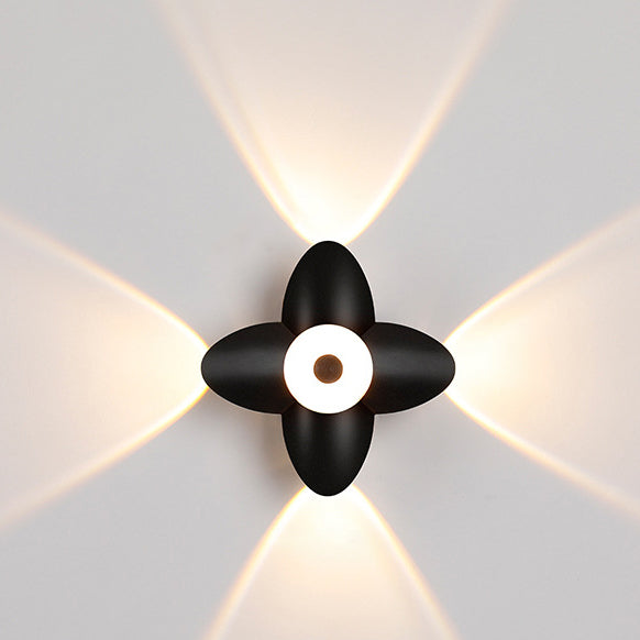 Simplicity Blossom Waterproof Aluminum LED Wall Sconce Lamp