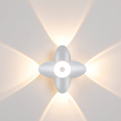 Simplicity Blossom Waterproof Aluminum LED Wall Sconce Lamp