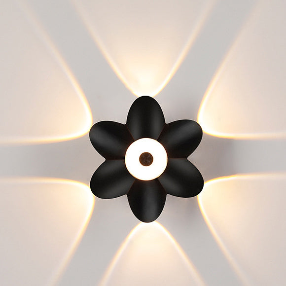 Simplicity Blossom Waterproof Aluminum LED Wall Sconce Lamp