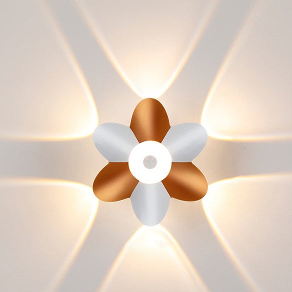 Simplicity Blossom Waterproof Aluminum LED Wall Sconce Lamp