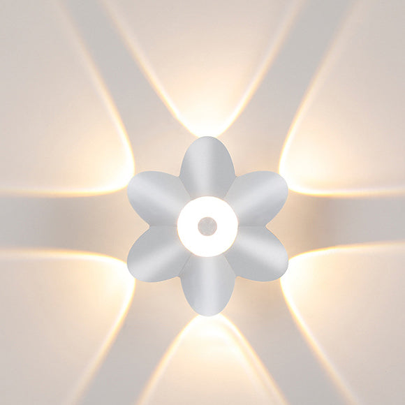 Simplicity Blossom Waterproof Aluminum LED Wall Sconce Lamp