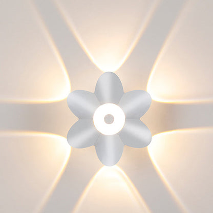 Simplicity Blossom Waterproof Aluminum LED Wall Sconce Lamp
