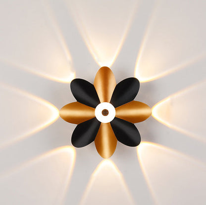 Simplicity Blossom Waterproof Aluminum LED Wall Sconce Lamp