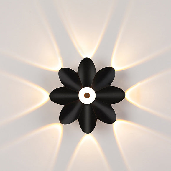 Simplicity Blossom Waterproof Aluminum LED Wall Sconce Lamp