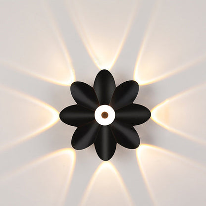 Simplicity Blossom Waterproof Aluminum LED Wall Sconce Lamp