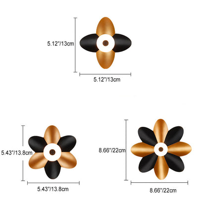 Simplicity Blossom Waterproof Aluminum LED Wall Sconce Lamp