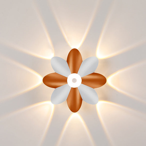 Simplicity Blossom Waterproof Aluminum LED Wall Sconce Lamp