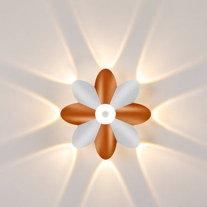 Simplicity Blossom Waterproof Aluminum LED Wall Sconce Lamp